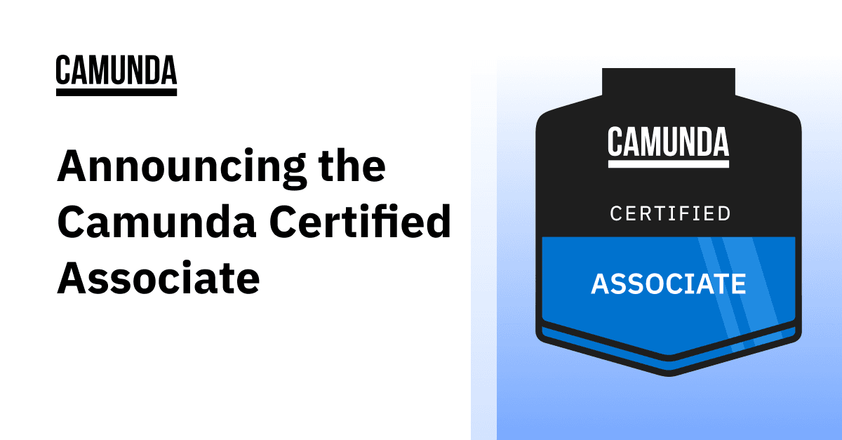 Announcing the Camunda Certified Associate