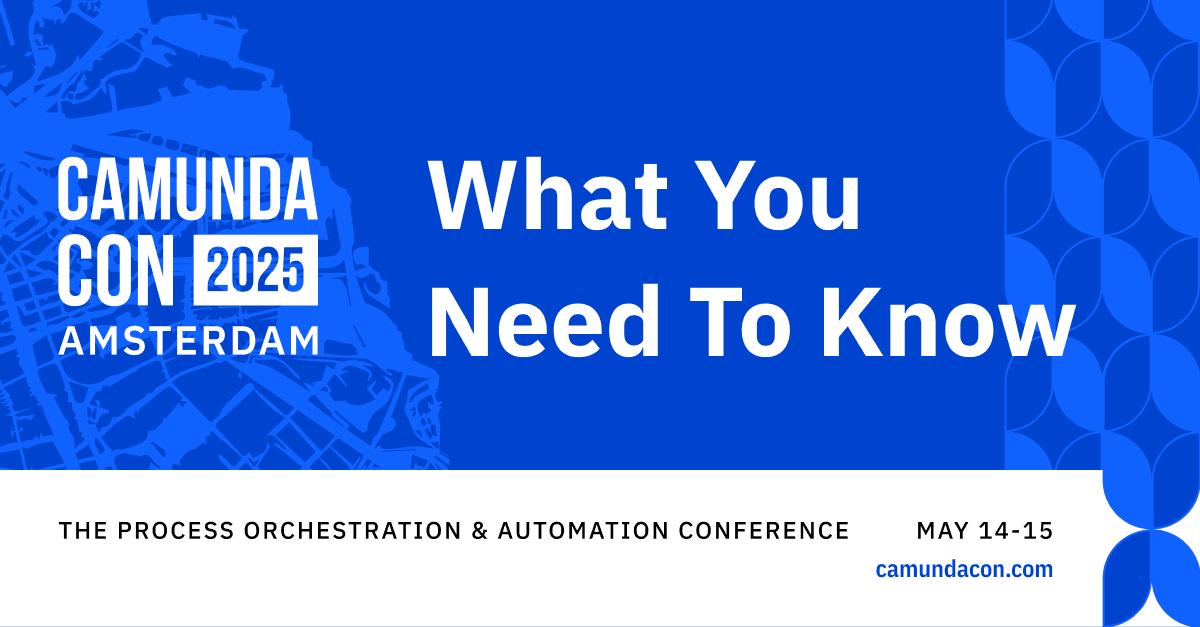 CamundaCon 2025 Amsterdam: What You Need to Know