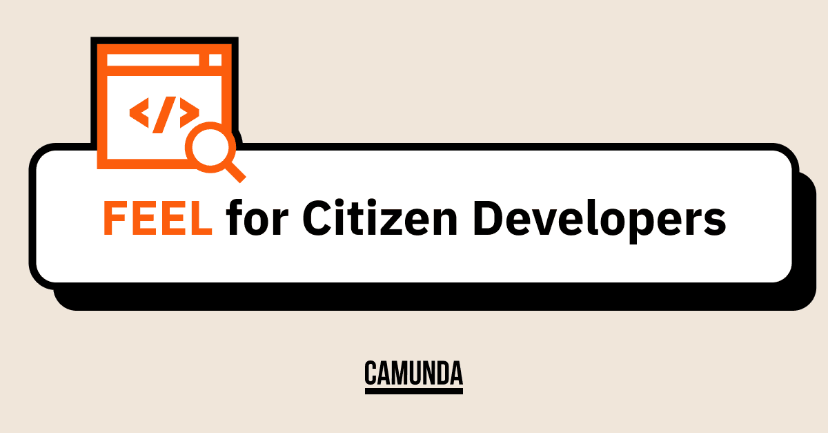 FEEL for Citizen Developers