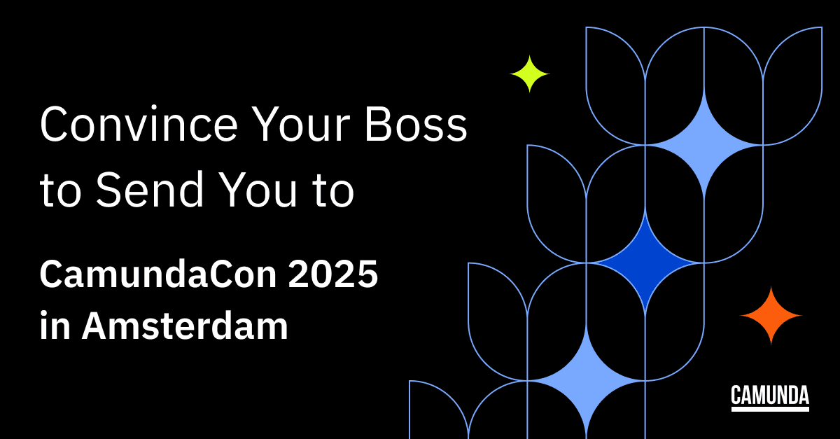 Convince Your Boss to Send You to CamundaCon 2025 in Amsterdam