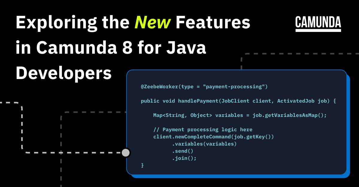 Exploring the New Features in Camunda 8 for Java Developers