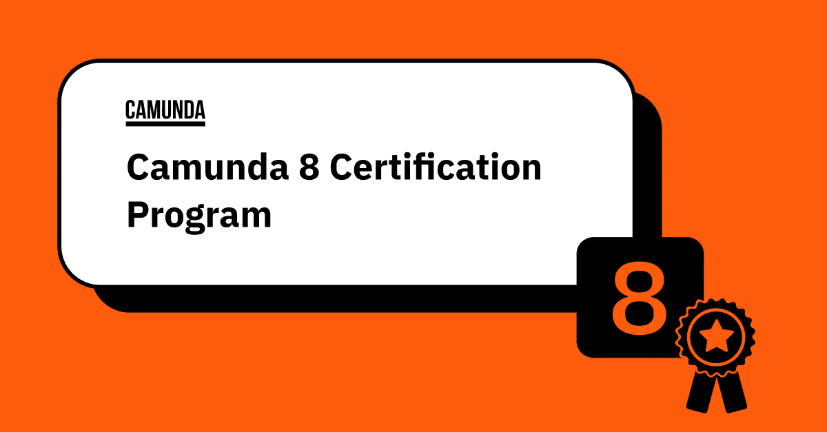Camunda 8 Certification Launch
